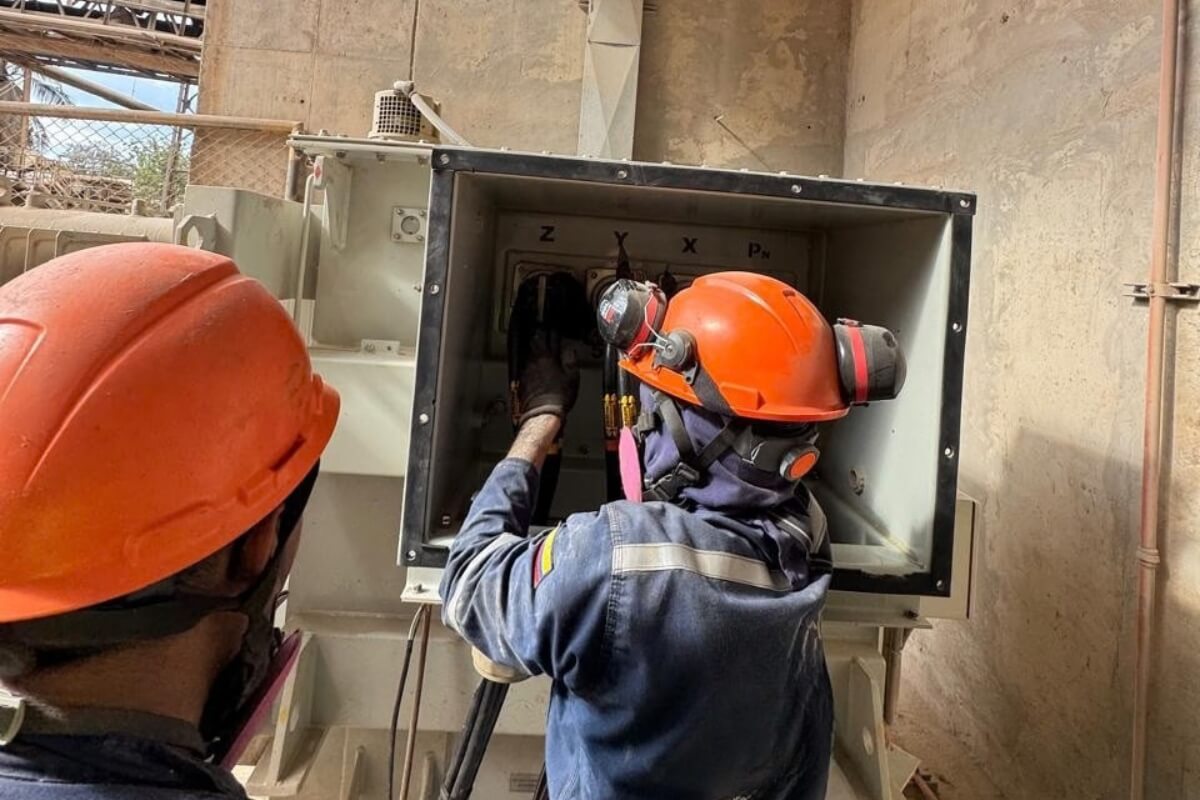 Intervención en sistema eléctrico de planta industrial